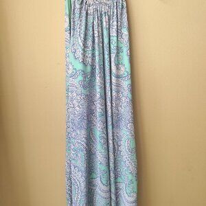 Stunning Paisley Halter Dress
